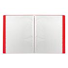 Папка 20 вкладышей STAFF, эконом, красная, 0,5 мм, 225694, фото 3