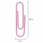 Скрепки BRAUBERG PASTEL, 28 мм, пастельные цвета, 100 шт., в пластиковой коробке, 271956, фото 5