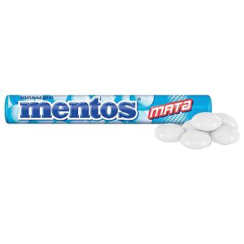 Жевательное драже MENTOS (Ментос) "Мята", 37 г, 3340