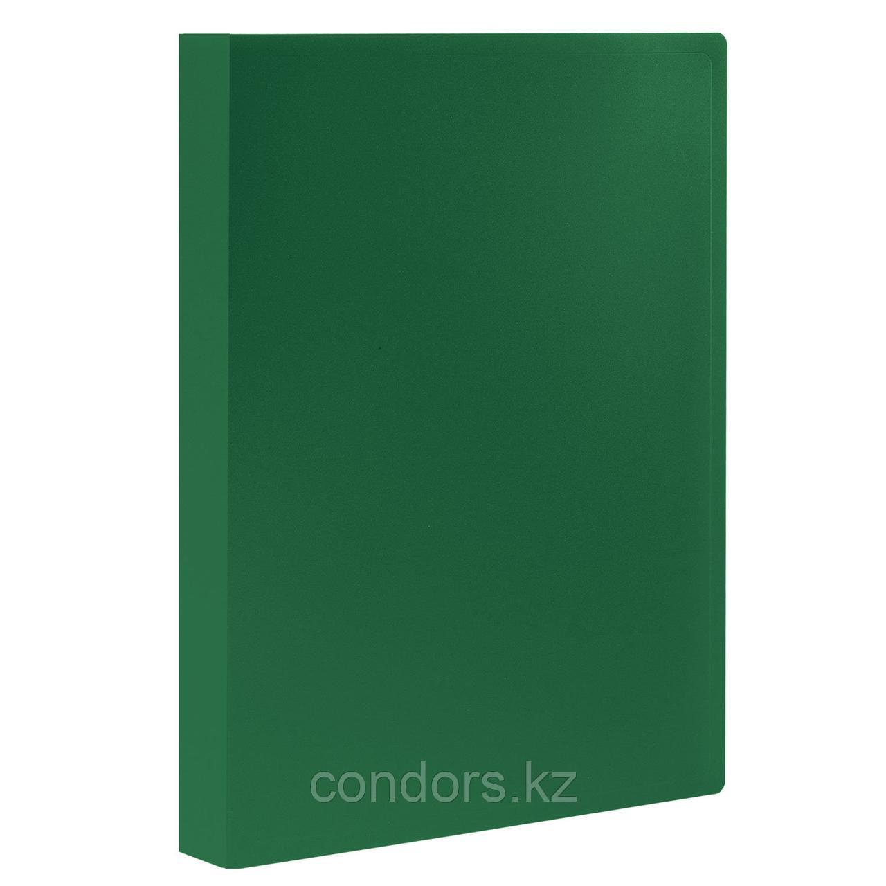 Папка 30 вкладышей STAFF, зеленая, 0,5 мм, 225699, фото 1