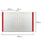 Папка 40 вкладышей STAFF, красная, 0,5 мм, 225702, фото 8