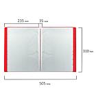 Папка 60 вкладышей STAFF, красная, 0,5 мм, 225706, фото 8