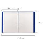 Папка 80 вкладышей STAFF, синяя, 0,7 мм, 225708, фото 8