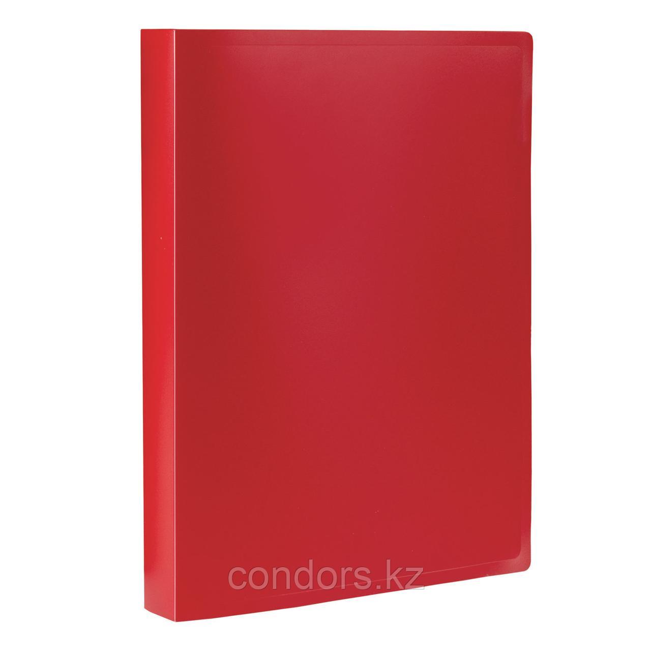 Папка 100 вкладышей STAFF, красная, 0,7 мм, 225714, фото 1