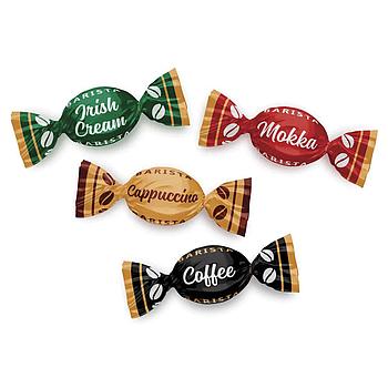 Карамель леденцовая МИНИ-М BARISTA, ассорти (мокко, кофе, капучино, ирландский крем), 1 кг