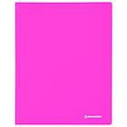 Папка 20 вкладышей BRAUBERG "Neon", 16 мм, неоновая розовая, 700 мкм, 227450, фото 2