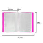 Папка 20 вкладышей BRAUBERG "Neon", 16 мм, неоновая розовая, 700 мкм, 227450, фото 8