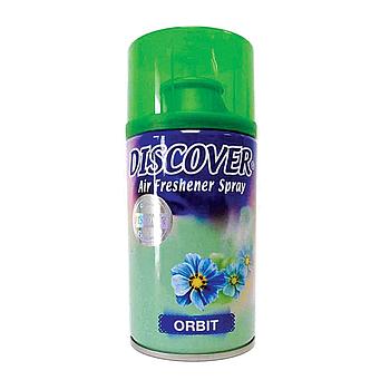 Сменный баллон 320 мл, DISCOVER "Orbit", свежий зеленый аромат, для диспенсеров DISCOVER, 60368