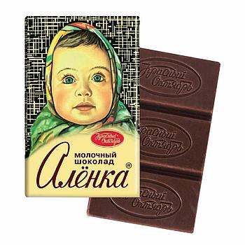 Шоколад КРАСНЫЙ ОКТЯБРЬ "Аленка", 15 г, в шоубоксе, КО07747