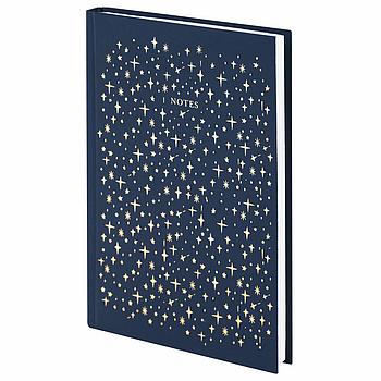 Ежедневник недатированный А5 (145х215 мм), ламинированная обложка с фольгой, 128 л., STAFF, "Stars", 113522