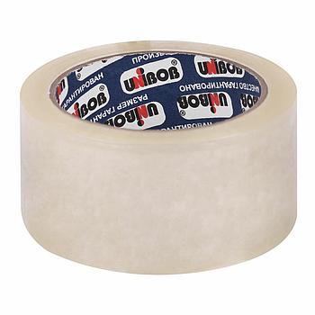 Клейкая лента упаковочная, 48 мм х 66 м, прозрачная, толщина 45 микрон, UNIBOB 600, 29341