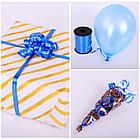 Лента упаковочная декоративная для шаров и подарков, 5 мм х 500 м, синяя, ЗОЛОТАЯ СКАЗКА, 591807, фото 6