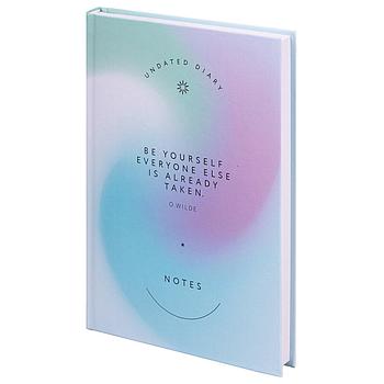 Ежедневник недатированный А5 (145х215 мм), ламинированная обложка, 128 л., STAFF, "Gradient", 113534