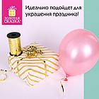 Лента упаковочная декоративная для шаров и подарков, металлик, 5 мм х 250 м, золото, ЗОЛОТАЯ СКАЗКА, 591815, фото 8