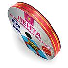 Лента упаковочная декоративная для подарков, золотые полосы, 12 мм х 45 м, красная, ЗОЛОТАЯ СКАЗКА, 591823, фото 2