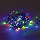 Электрогирлянда-нить комнатная "Стандарт" 5 м, 100 LED, мультицветная, 220 V, контроллер, ЗОЛОТАЯ СКАЗКА,, фото 2