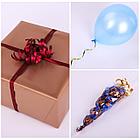 Лента упаковочная декоративная для подарков, матовый металл, 6 шт., 5 мм х 10 м, цвета ассорти, ЗОЛОТАЯ, фото 8