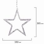 Электрогирлянда-занавес комнатная "Звезды" 3х1 м, 138 LED, мультицветная, 220 V, ЗОЛОТАЯ СКАЗКА, 591339, фото 9