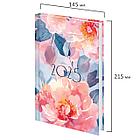 Ежедневник датированный 2025 145х215 мм, А5, STAFF, ламинированная обложка, "Flowers", 116032, фото 2