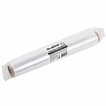 Пленка пищевая ПЭ 450 мм х 200 м, гарантированная длина, 6 мкм, вес 0,49 кг +- 5%, LAIMA, 605040