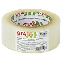 Клейкая лента 48 мм х 150 м упаковочная, прозрачная, толщина 40 микрон, STAFF EVERYDAY, 440160