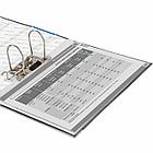 Папка-регистратор BRAUBERG, усиленный корешок, мраморное покрытие, 80 мм, с уголком, синяя, 228028, фото 7