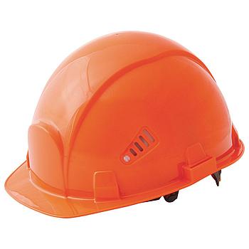Каска защитная РОСОМЗ СОМЗ-55 Визион Rapid, храповый механизм регулировки, текстильное оголовье, ОРАНЖЕВАЯ,