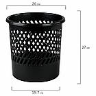 Корзина для бумаг STAFF "Basic" сетчатая, 11 л, черная, 237917, фото 5