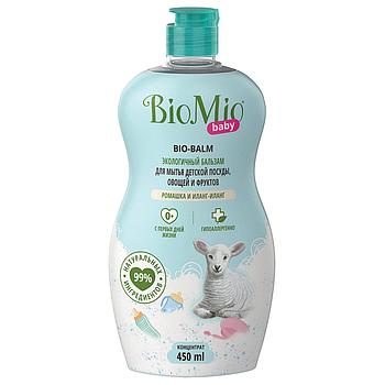 Бальзам для мытья детской посуды 450 мл BIOMIO BABY "Ромашка и иланг-иланг", 508.04165.0101