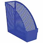 Лоток вертикальный для бумаг STAFF "Profit", 270х100х250 мм, сетчатый, полипропилен, синий, 237250, фото 4