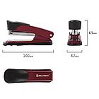 Степлер №24/6, 26/6 металлический BRAUBERG "Universal", до 20 листов, ассорти (синий /бордовый), 222549, фото 4