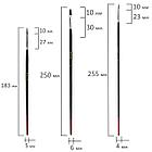 Кисти ПИФАГОР, набор 10 шт. (ПОНИ: плоская № 4, круглые № 1, 2, 3, 5; СИНТЕТИКА: круглые № 1, 3, 5; ЩЕТИНА:, фото 6