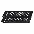 Лотки горизонтальные для бумаг, НАБОР 2 шт. (358х272х138 мм), сетчатые, черные, BRAUBERG-MAXI, 231360, фото 5