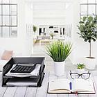 Лотки горизонтальные для бумаг, НАБОР 2 шт. (358х272х138 мм), сетчатые, черные, BRAUBERG-MAXI, 231360, фото 7