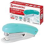 Степлер №10 BRAUBERG "Original", до 12 листов, с антистеплером, бирюзовый, 227765, фото 3