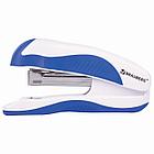 Степлер №10 BRAUBERG "JET PRO", до 12 листов, эргономичный, бело-синий, 228582, фото 7