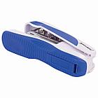 Степлер №10 BRAUBERG "JET PRO", до 12 листов, эргономичный, бело-синий, 228582, фото 8