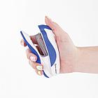 Степлер №24/6, 26/6 BRAUBERG "JET PRO", до 25 листов, эргономичный, бело-синий, 228584, фото 9