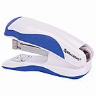 Степлер №24/6, 26/6 BRAUBERG "JET PRO", до 25 листов, эргономичный, бело-синий, 228584, фото 5