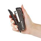 Степлер №24/6, 26/6 металлический BRAUBERG "Office", до 20 листов, черный, 228614, фото 7