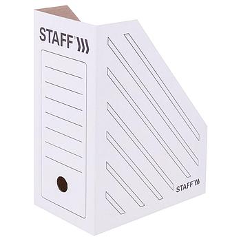 Лоток вертикальный для бумаг (260х320 мм), увеличенная ширина 150 мм, до 1400 листов, микрогофрокартон, STAFF,