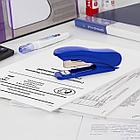 Степлер №10 STAFF "EVERYDAY", до 12 листов, с антистеплером, синий, 228736, фото 10