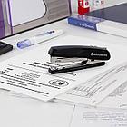 Степлер №10 BRAUBERG "Extra", до 20 листов, антистеплер, черно-синий, 229078, фото 10