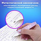 Ручка-корректор 9 мл ВЫГОДНАЯ УПАКОВКА, КОМПЛЕКТ 4 штуки, BRAUBERG PASTEL, 271922, фото 8
