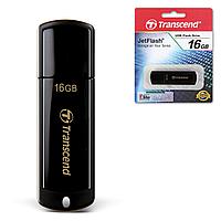 Флеш-диск 16 GB, TRANSCEND Jet Flash 350, USB 2.0, черный, TS16GJF350