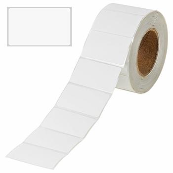 Этикетка термотрансферная ПОЛУГЛЯНЕЦ (43х25 мм), 1000 этикеток в ролике, прозрачная подложка из пленки,