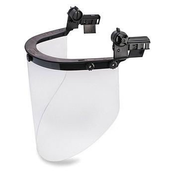 Щиток защитный лицевой РОСОМЗ КБТ Визион Titan, экран из поликарбоната 220х385мм, толщиной 2 мм, универсальное