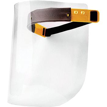 Щиток защитный лицевой с наголовным креплением, экран ПЭТ (полиэтилентерефталат) толщиной 0,5 мм, РОСОМЗ