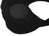 Подушка под шею с помпой Push, черный, фото 3
