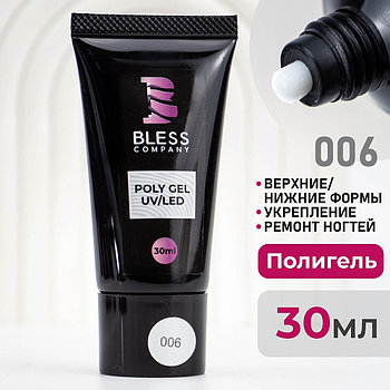 Полигель для наращивания ногтей Bless Company #6.30мл